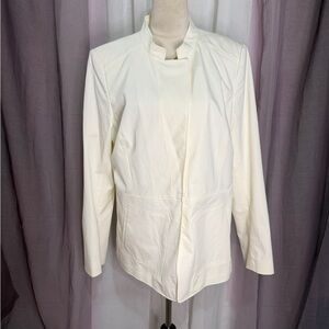 Lafayette 148 Elegant Cream Women's Jacket